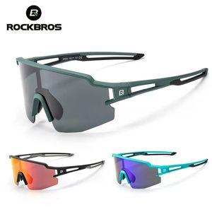 Utomhus Eyewear Rockbros Bicycle Glasses UV400 Cycling Glasögon Bike Fiske Solglasögon Turning Ridning Polariserad/Pochromic Eyewear Sport Goggle 231012