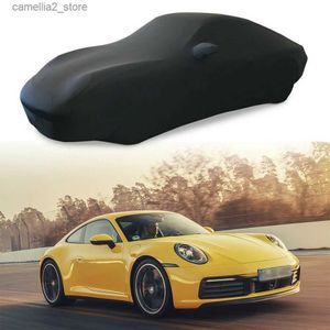 Capas de carro capa de carro estiramento interno à prova de poeira personalizado para Porsche modelo Q231012