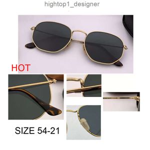 Toptan Yeni Kadın Erkekler Metal Güneş Gözlüğü Square Marka Tasarımcısı Düz ​​altıgen güneş gözlükleri Sürüş UV400 Gafas Oculos de Sol Feminino Cam Le Yağmur Yasağı Yasağı GEPV