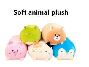 Hot Sale Soft Animal Pillow 28/60cm Cute Cat Pig Dog Frog Plush Toy Stuffed Lovely Kids Birthyday Gift