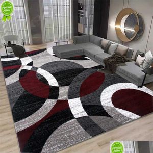 Nordic Geometrik Halı Oturma Odası Modern Lüks Dekor Kanepe Masa Büyük Alan Halıları Banyo Mat Alfombra Para Cocina Tapis Damla