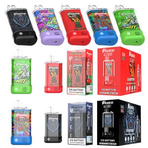 원래 Feemo Magic 650MAH 510 스레드 배터리 예열 배터리 배터리 vape 펜 상자 카트리지 vape 배터리 키트 로컬 창고