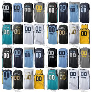 Maglie da basket Ja 12 Morant stampate personalizzate 22 Desmond Bane Jaren 13 Jackson Jr. 23 Derrick Rose Marcus 36 Smart Steven 4 Adams 7 Aldama Uomo Donna Bambini Maglia da gioventù