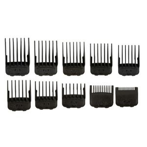 Hårborstar 10st Black Magnetic Cut Hair Clipper Guides 1/16 