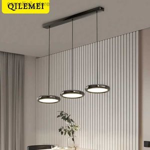 Taklampor modern 1/3heads hängsljus tak ljuskronor järn hängslampor för kök sovrum restaurang hem bar hängande lampor q231012