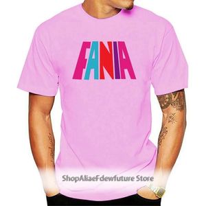 Camisetas masculinas Fania Records Music Logo Camiseta branca curta Slevee265a