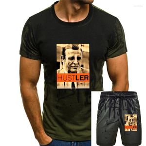 Fatos masculinos Sean Connery Hustler Poster Effect Camiseta Camisetas Manga Curta O-pescoço Algodão