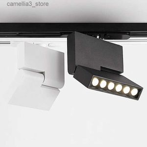 Luzes de teto LED Iluminação de trilha Refletor ajustável Luz de parede AC110V 220V 30W Luzes de teto Lâmpadas Spot Light para sala de loja Loft Quarto Q231012