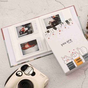 Albümler Kitaplar 4 inç fotoğraf albümü 200 cep resimleri depolama scrapbooking çıkartma çantası karikatür fotoğraf albüm kitap frame çocuklar için hediye231012