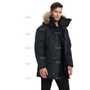 Nuovo stile antivento Designer uomo Langford Parka Piumino bianco Chaqueton Cappotto esterno in tessuto canadese Piumino con cappuccio caldo Doudoune301