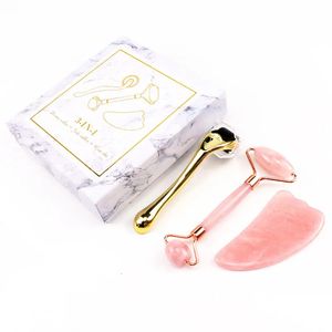 Beauty Microneedle Roller Micro Needle Powder Crystal Roller Scraping Set Deep Shallow Dongling Jade Massager Face Boxed Beauty Skin Lifting Health Care 231012