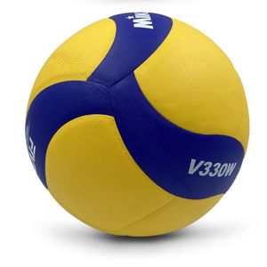 Bolas de vôlei tamanho 5 pu toque macio voleibol jogo oficial v200w/v330w bola de treinamento de jogo interno à prova d' água 231011