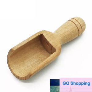 Quality Wooden Scoops Bath Salt Spoon Candy Flour Spoon Scoops Kitchen Utensils Bath Shower SPA Tool Laundry Detergent Powder Spoon