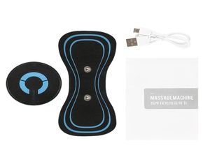 Tragbares Mini-Elektro-Massagegerät für Nacken und Rücken, Zervikalmassagestimulator, Schmerzlinderungs-Massagepflaster mit USB-Ladekabel 220427447866