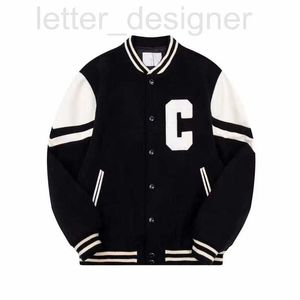 Мужские куртки дизайнерские 2023 High Street Vintage Varsity Бейсбольная куртка Школьная кожа контрастного цвета с вышивкой в стиле пэчворк Модное пальто большого размера Осень S9F8