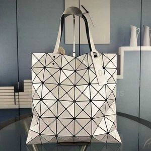 Taschen Damen 2023 Pailletten Drei Villen Gespleißte Handheld Geometrische Diamantgitter Sechs Tasche Einzelne Schulter Hohe Kapazität Tote