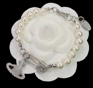 Bracciale semplice da donna, personalità della moda, perle, completamente ingioiellato, braccialetti a forma di cuore amorevole all'ingrosso