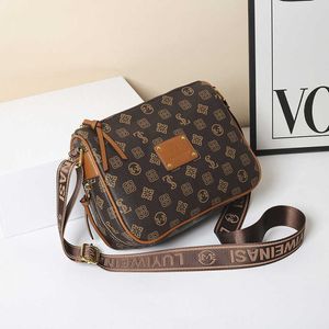 Women's 2024 New Fashion Printed Bag Versatile Popular Small Square sling bags single Shoulder Crossbody