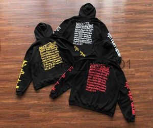 Men's Hoodies Sweatshirts New Vetements Graffiti Hoodie Men Women Oversized Embroidered Sweatshirts VTM Pullovers J231012