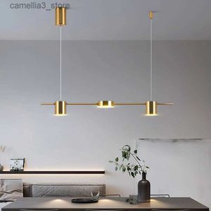 Ceiling Lights Modern LED Ceiling Chandelier Indoor Lighting Dining Table Chandelier Pendant Hanging Light Living Room Decoration Kitchen Lamp Q231012