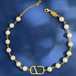 Moda di lusso da donna Collana in oro Semplicità e squisito rettangolo Logo Xiaomi Design di perle dorate Fascino Elegante designer di lusso Collana di gioielli da donna