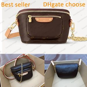 M82335 Mini Erkek Kadın Tuval Bumbag Bel Çanta Crossbody Omuz Çantası Kadın Moda Lüks Tasarımcı Fanny Pack Hobo Satchel Akşam Çanta