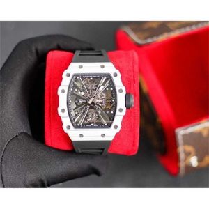 Роскошные часы Real Top Tourbillon fantasic RM12-01, высококачественный механический корпус из углеродного волокна RKOA