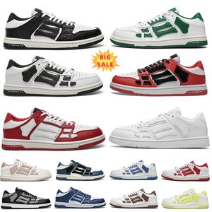 2023 Skel Top Low Mens Womens Sapatos Casuais Running Shoe Sports Sneakers Branco Rosa Laranja Verde Preto Cinza Claro Azul Vermelho Marrom Amarelo Marinho Designer Trainer Tamanho 36-44