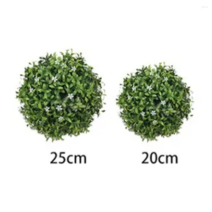 Decorative Flowers Landscaping Grass Ball Home Garden Artificial Basket Plant Birthday Coffee Shop For Rose Flower Balls