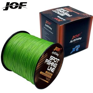 Braid Line JOF 18-78LB 8Strands PE Braided Wire Peche Sea Spinning Multifilamento Cord 300M 500M Fishing Line Multicolour 231012