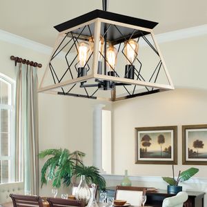 Modern chandeliers 4-Light Farmhouse Chandeliers For Dining Room,Kitchen island,Living room,Etc(No Bulbs)