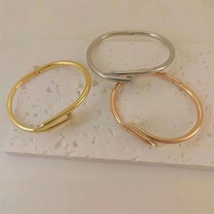 Armband 882174789 Luxury Classic Designer Armband Nail Armband Unisex Cuff Armband Par Bangle Gold Jewelry Valentine's Day Gift Size 16,19