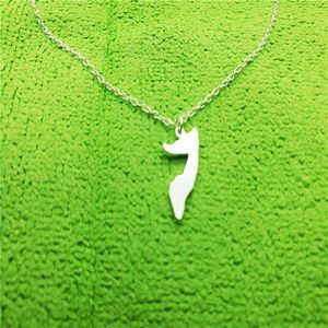 African Country Map Somalia pendant chain Necklace Charm Pendant Outline Pride Soomaaliya Island Necklaces for Souvenir Gift jewel198o