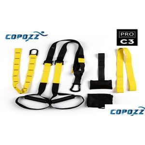 Motståndsband Copozz Resistance Bands Hanging Belt Equipment Sport Gym Workout Fitness Suspension Träning PL ROPE REPS Y20050667 DH8QM