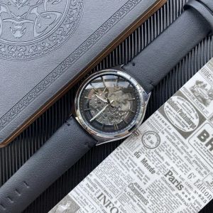 2023 Nowe luksusowe męskie zegarki Trzy ściegi Automatyczna mechaniczna zegarek Wysokiej jakości europejska najlepsza marka skórzana pasek na rękę