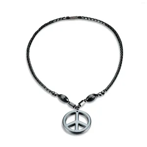 Pendant Necklaces Black Beads Necklace Hypo-allergenic Skin-friendly All Matching Gift For Women Men Jewelry