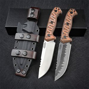 ML M26 Outdoor Survival Straight Knife Z-Wear Satin/Stone Wash Blade Full Tang G10 Handle Fixed Blade Knives With Kydex