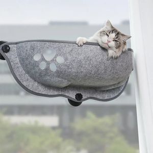 Cat Beds Furniture Cat Hammock Hanging Nest Window Sill Suction Cup Balcony Sun Hammock Hanging Bed Pet Supplies Beds Furniture House Accessory 231011