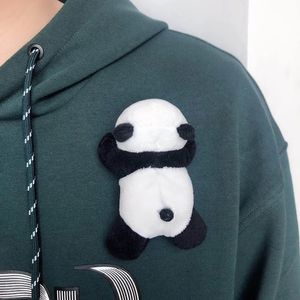 Pins Broschen Kleiner Panda Plüschtier Cartoon Niedliche Puppe Brosche Zubehör Schultasche Kleidung Mädchen Geschenke für Frauen 231012