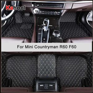 Zemin Paspasları Halılar Kahool Mini Countryman R60 F60 Oto Aksesuarları İçin Özel Araba Zemin Paspasları Ayak Halı Q231012