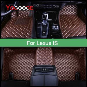 Tappetini Tappeti YOGOOGE Tappetini auto personalizzati per Lexus IS 250 350 300 200t IS-C IS-F Piede Coche Accessori Tappeti auto Q231012