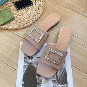 Designer slides mulheres chinelos sandálias de luxo marca sandálias de couro real flip flop apartamentos slide sapatos casuais tênis botas por marca w407 003