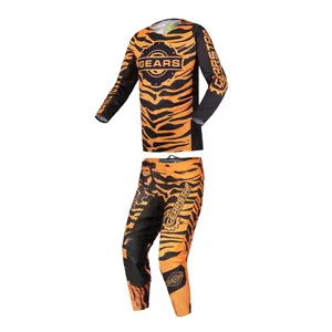 Męskie dresy mtb bmx ATV Dirt Bike Set Men Motocross Jersey Pantss Motorcycle Racing Jersey Suit Adult