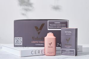 Valedna Natural Tobacco Ekstrakt Eliquid Doringable Pod 1,5% światła tytoniu Smak US Warehouse