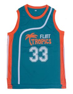 Уличные футболки для взрослых Топ без рукавов из фильма Косплей Flint Tropics Coffee Black 7 # Monix 11 # Moon 33 # Pro Баскетбольный трикотаж Спортивная рубашка maillot 231012