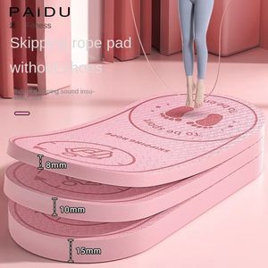 Yoga Mats Jumping Rope Damping Pad 15mm Thick Indoor Silent Antiskid Thickened Fitness Professional Floor Shockproof Jump 231011