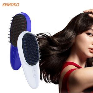 Cepillos para el cabello Masajeador de cabeza Masaje anticaída Peine para el crecimiento del cabello Vibración recargable Cabello Cuero cabelludo suave Alivio del estrés Poterapia ligera 231012