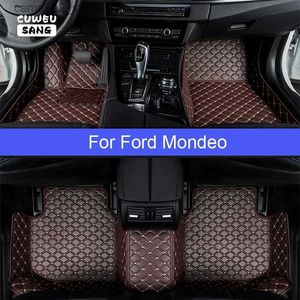 Floor Mats Carpets CUWEUSANG Custom Car Floor Mats For Ford Mondeo Fusion Foot Coche Accessories Carpets Q231012