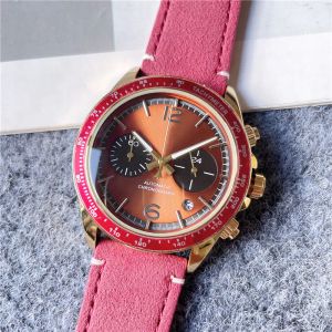 Top Brand Watch Men Leather Sports Watches Men's Army Military Quartz Wristwatch Chronograph Male Clock Relogio Masculino Gift All dials work