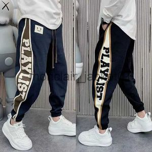 Men's Pants Loose Jogger Sweatpants Letter Print Fashion Hip Hop Streetwear Korean Style Pants New Luxury Brand Men's Clothing J230916